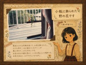 窓辺の草花
