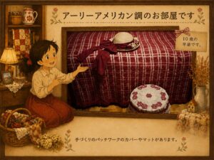 アーリーアメリカンなお部屋