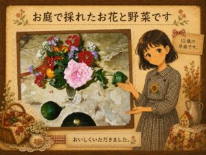 畑の野菜の写真