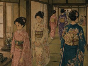 振袖のお嬢様たち