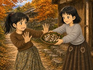 怖い野生きのこ