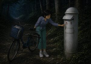 白いポスト